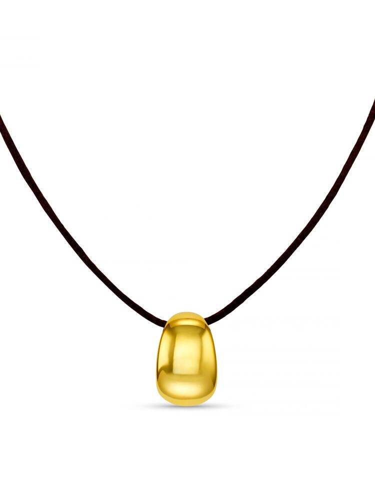 Orelia London Gold Tone Tapered Pendant Cord Necklace - Image 2 of 3