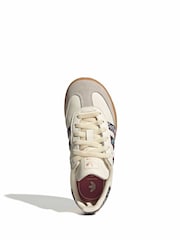 adidas Originals Neutral Liberty London Samba Kids Trainers - Image 4 of 8