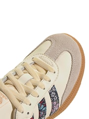 adidas Originals Neutral Liberty London Samba Kids Trainers - Image 5 of 8