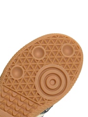 adidas Originals Neutral Liberty London Samba Kids Trainers - Image 6 of 8