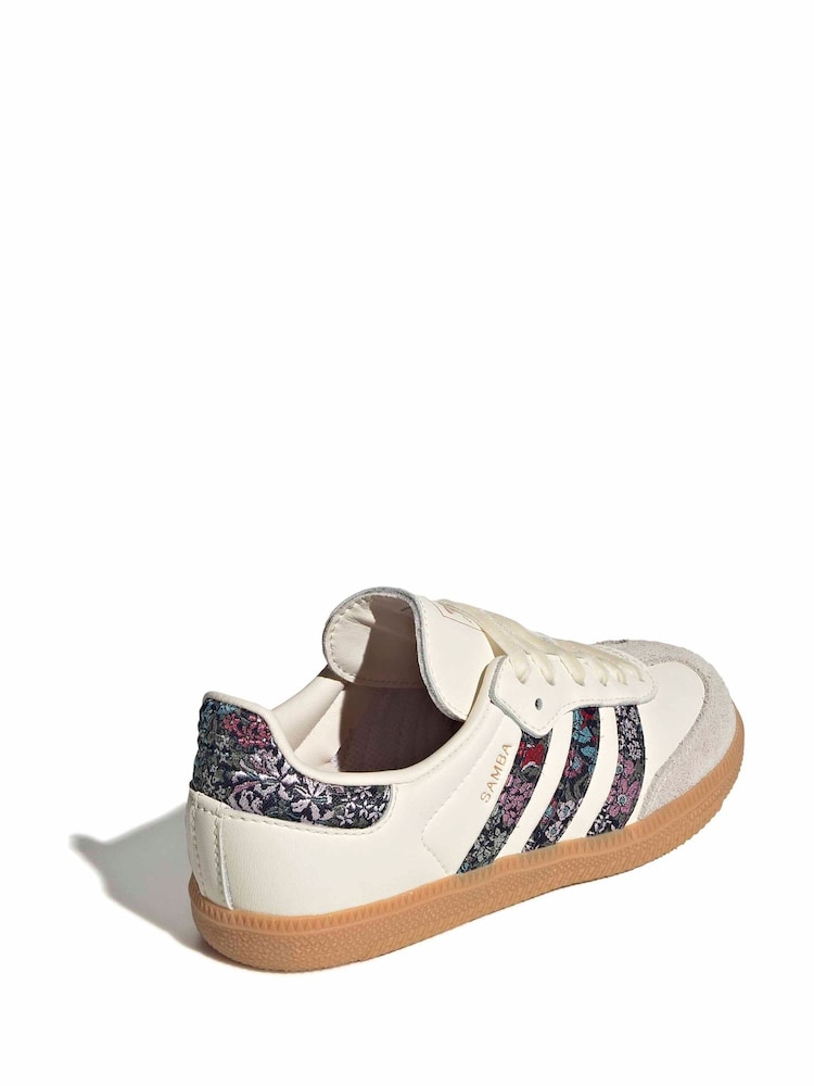 adidas Originals Neutral Liberty London Samba Kids Trainers - Image 8 of 8 adidas Originals Neutral Liberty London Samba Kids Trainers - Image 8 of 8