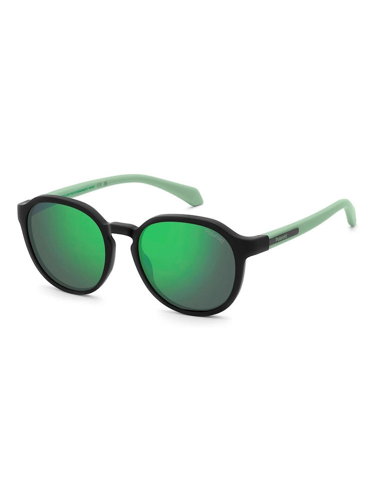 Polaroid Panthos Shape Black Sunglasses - Image 1 of 5 Polaroid Panthos Shape Black Sunglasses - Image 1 of 5