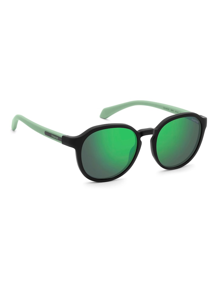 Polaroid Panthos Shape Black Sunglasses - Image 2 of 5 Polaroid Panthos Shape Black Sunglasses - Image 2 of 5