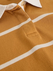 White Stuff Yellow Stella Stripe Rugby Top - Image 6 of 6
