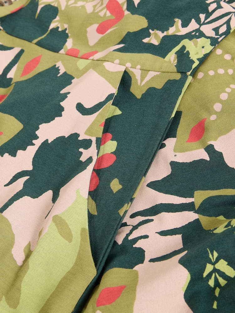 White Stuff Light Green Rua Jersey Shirt Dress - Image 2 of 2