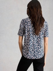 蓝色 - White Stuff Annie 短袖衬衫 - 6的图像3｝