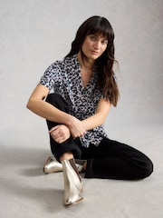 蓝色 - White Stuff Annie 短袖衬衫 - 6的图像4｝