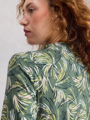 White Stuff Green Annie Jersey Shirt - Image 4 of 6