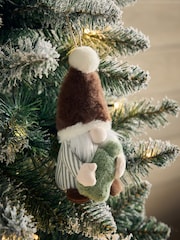 Green Gonk Plush Christmas Bauble - Image 1 of 3