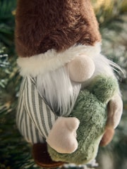 Green Gonk Plush Christmas Bauble - Image 3 of 3