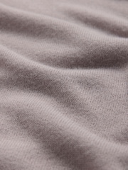 The Set 2 Pack Soft Knit Short Sleeve Cardigan With Scarf Mink Brown/Pink - Image 6 of 7