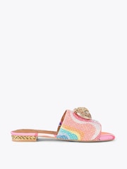 Kurt Geiger London Pink Chelsea Flat Sandals - Image 1 of 4
