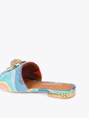 Kurt Geiger London Pink Chelsea Flat Sandals - Image 4 of 4