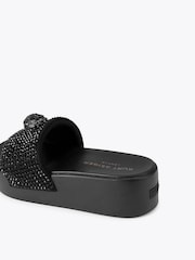 Kurt Geiger London Black Crystal Kurt Geiger London Black Meena Eagle Platform Sandals - Image 4 of 4