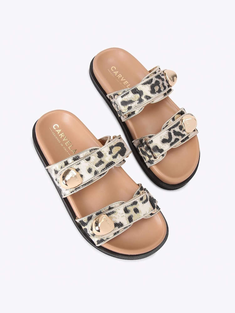 Carvela Gold Sorano Sandals - Image 2 of 4 Carvela Gold Sorano Sandals - Image 2 of 4