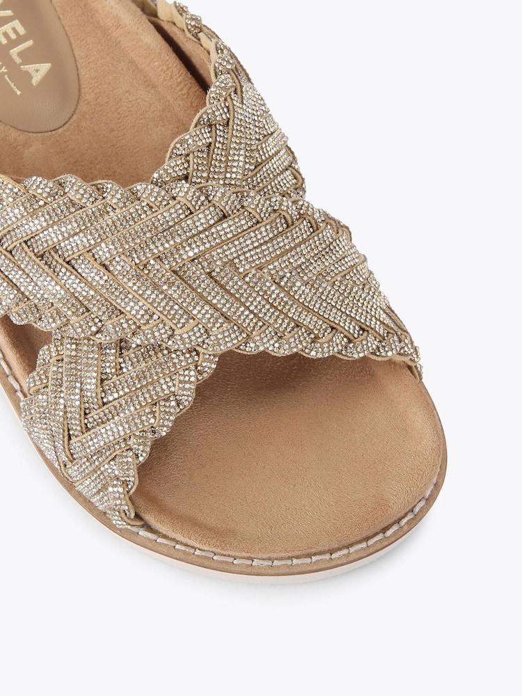 ذهبي - صندل Paloma من Carvela - Image 5 of 5