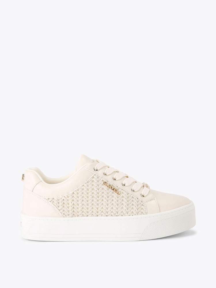 Carvela Cream Sardinia Trainers - Image 1 of 4