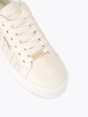 Carvela Cream Sardinia Trainers - Image 3 of 4