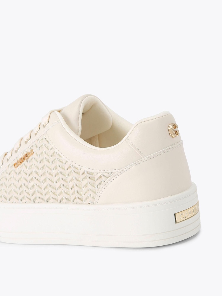 Carvela Cream Sardinia Trainers - Image 4 of 4