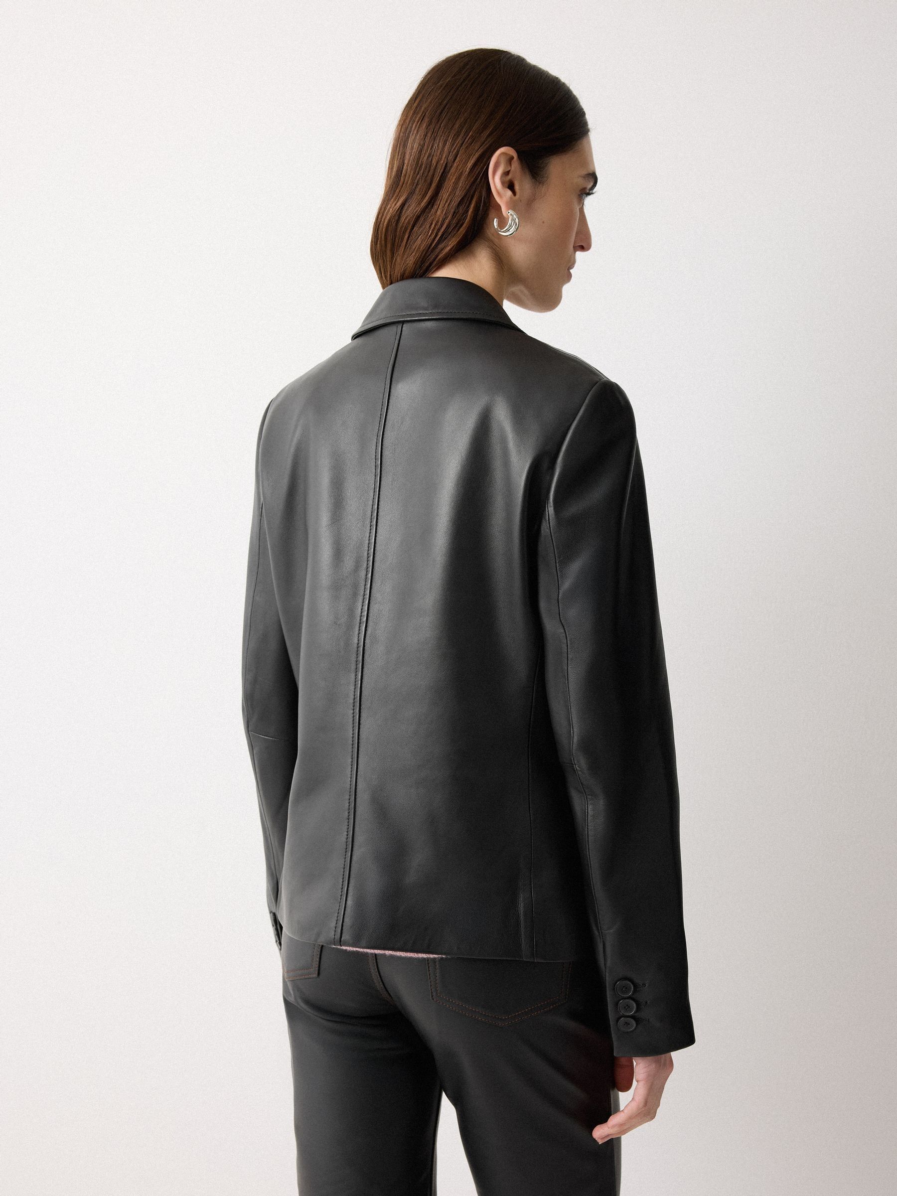 sawyer of napa レザージャケット XL ブラック インナー付 Buy Jigsaw Black Ellis Nappa Leather Blazer from the Next UK