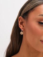 Mood Gold Tone Charm Pearl Earrings - Pack of 3 - Image 2 of 4