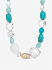 Mood Tone Turquoise Resin Necklace - Imagen 1 de 3