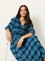 FatFace Check Midi Dress - Imagen 5 de 6