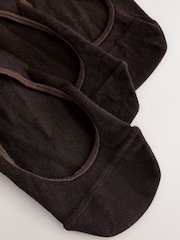 بني - حزمة من 3 جوارب قدم قصيرة غير ظاهرة - Image 5 of 6