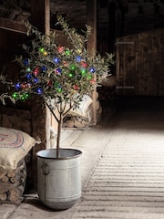 Lights4fun 200 Multi Coloured LED Outdoor On Cable Battery Fairy Light - Image 5 of 6