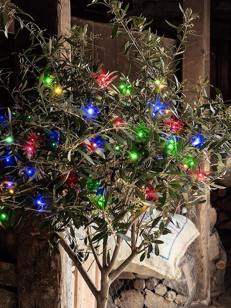 Lights4fun 200 Multi Coloured LED Outdoor On Cable Battery Fairy Light - Image 6 of 6