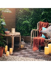 Lights4fun White Large Port Isaac Battery Outdoor LED Candle - Image 3 of 3