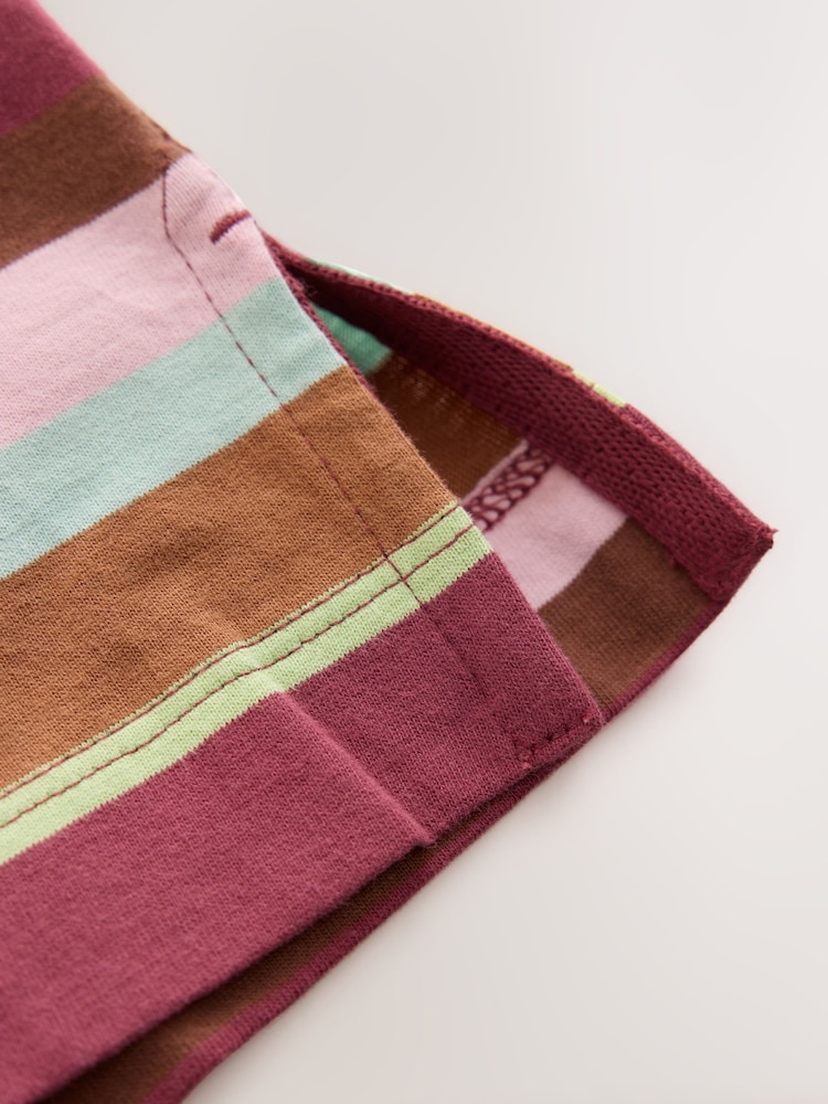 Multi Stripe Embroidered Dog T-Shirt (3-16yrs) - Image 9 of 9