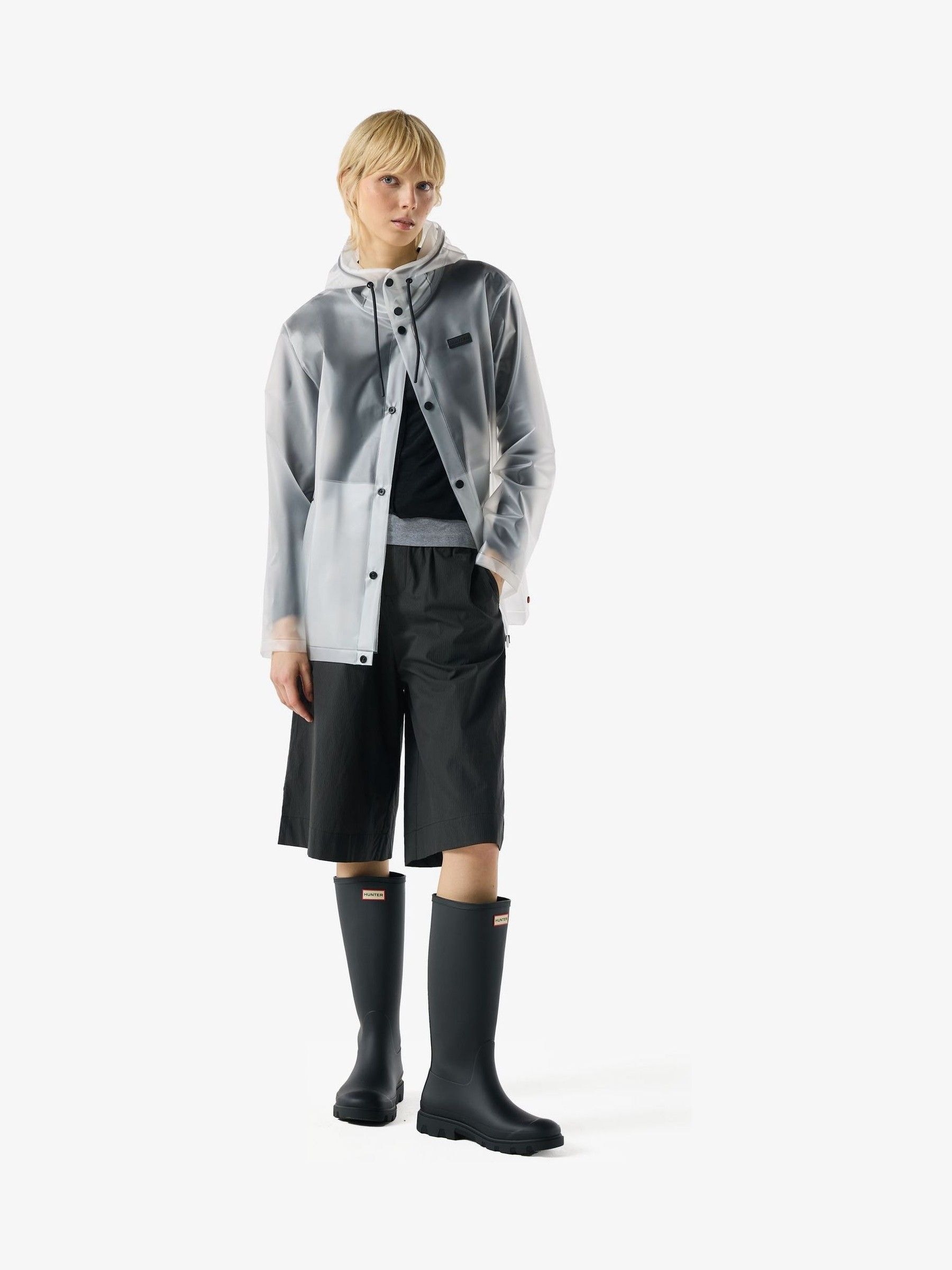 Buy Hunter Natural Pu Hooded Jacket from Next USA