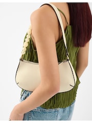 Accessorize Cream Beaded Strap Shoulder Bag - Image 2 of 3