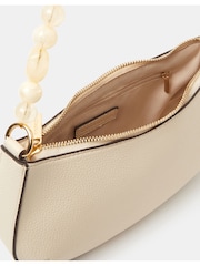 Accessorize Cream Beaded Strap Shoulder Bag - Image 3 of 3