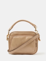 Accessorize Nude Boxy Crossbody Bag - Image 2 of 3