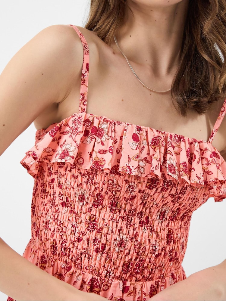 Accessorize Mix Floral Print Smocked Maxi Dress - תמונה 3 מתוך 3 Accessorize Mix Floral Print Smocked Maxi Dress - תמונה 3 מתוך 3