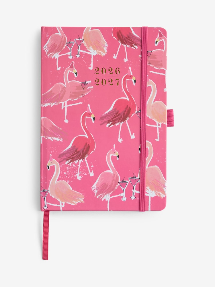 Pink Flamingo Print Academic Diary - Image 5 of 5 Pink Flamingo Print Academic Diary - Image 5 of 5