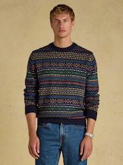 джемпер с круглым вырезом Joules Fair Isle - Изображение 1 8