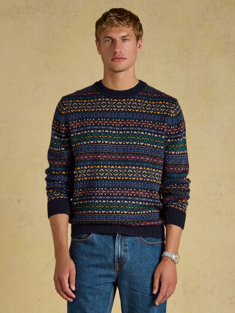 джемпер с круглым вырезом Joules Fair Isle - Изображение 1 8