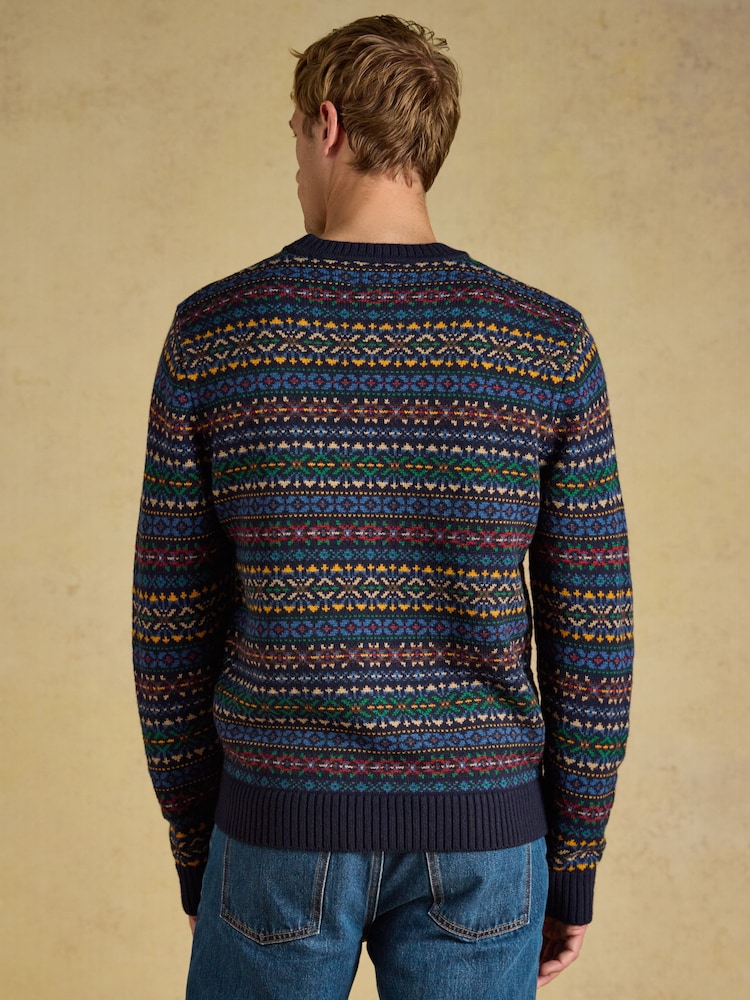 джемпер с круглым вырезом Joules Fair Isle - Изображение 2 8