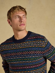 джемпер с круглым вырезом Joules Fair Isle - Изображение 5 8