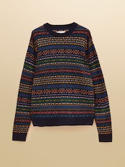 джемпер с круглым вырезом Joules Fair Isle - Изображение 8 8