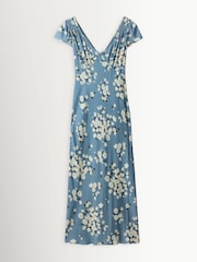 Rixo Amelia Bouquet Blue Cathy Dress - Image 5 of 5