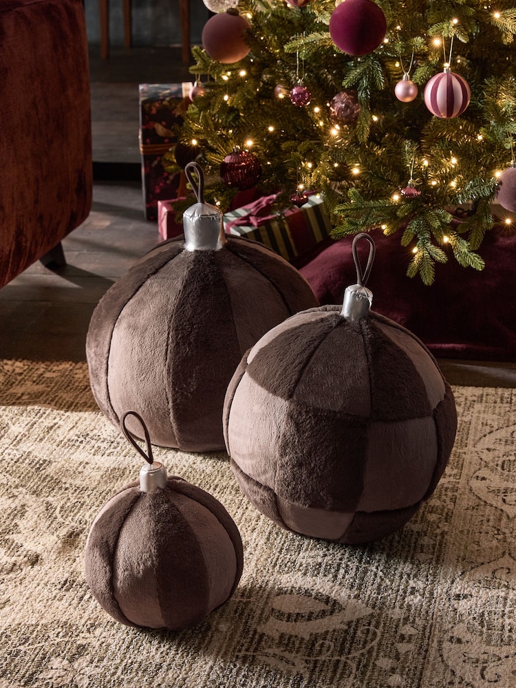 Pliša Bauble Božična dekoracija - Slika 1 iz 7