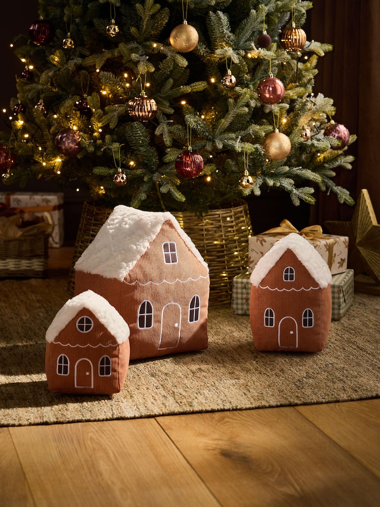 Gingerbread House Plush Christmas Decoration - Imagen 1 de 6