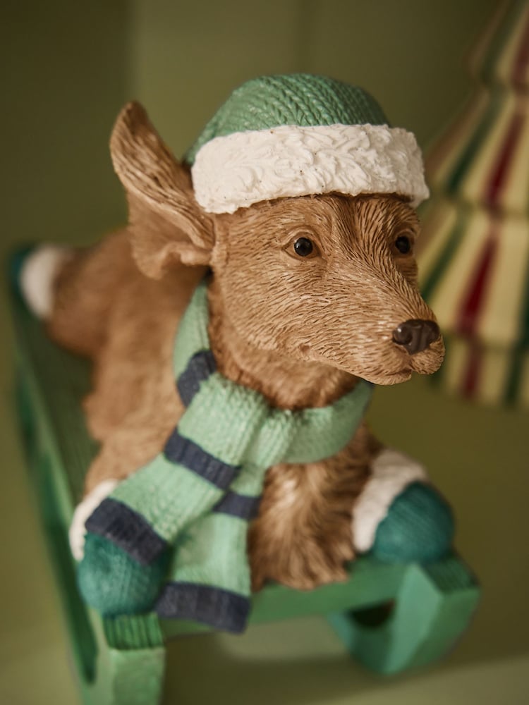Sausage Dog Sleigh Christmas Ornament - 画像 2 / 3