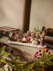 Natural Hamish Christmas Scene Ornament - Image 1 of 3