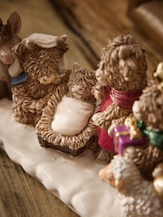 Natural Hamish Christmas Scene Ornament - Image 2 of 3