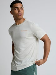 Monterrain Cream Divide Jacquard T-Shirt - Image 1 of 5